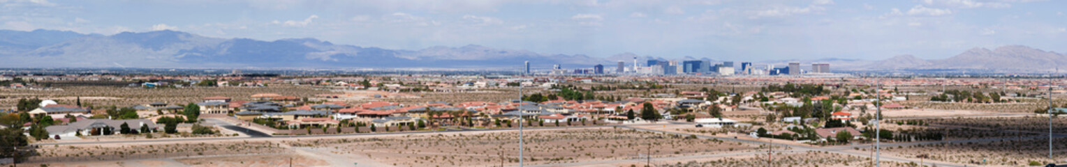 Fototapeta na wymiar Panoramic of Las Vegas Nevada