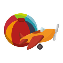 cute kids toys icon vector illustration design