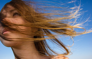 Fototapeta premium portrait of a pretty girl