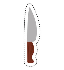 knife cutlery bbq icon vector illustration design