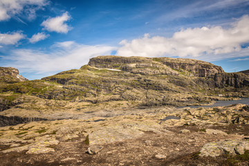 Fototapeta premium The way to Trolltunga, Norway