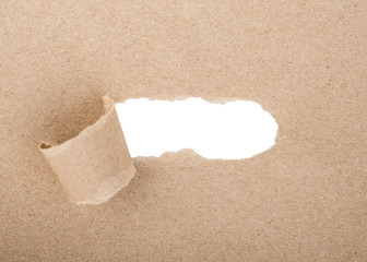 Крафт бумага текстура. Упаковочная бумага рваные края