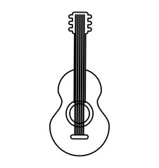 Fototapeta premium guitar instrument isolated icon vector illustration design