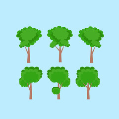 trees set