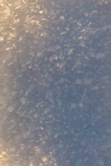 Snow background in close up