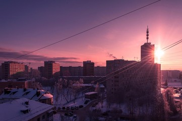 Naklejka premium город