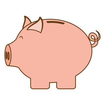piggy bank money icon image vector illustration design 
