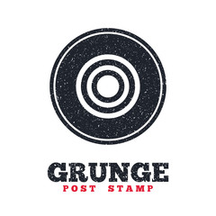 Target aim sign icon. Darts board symbol.