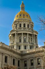 Fototapeta na wymiar Colorado Capital Building Dome 