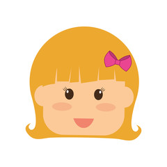 girl child icon image vector illustration design 