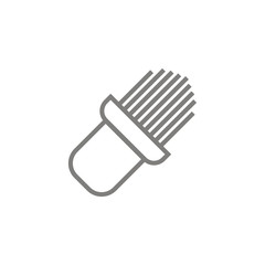 shaving brush vector icon