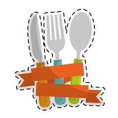 dining cutlery icon image vector illustration design 