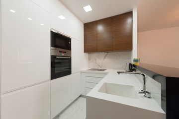 Interior of a modern kitchen