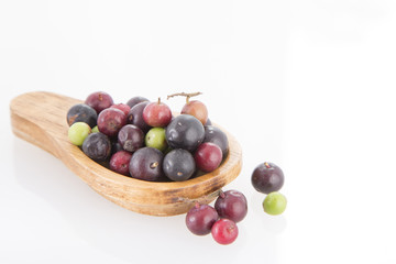 Agraz tropical fruit (Vaccinium meridionale)