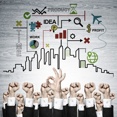 Business and teamwork concept