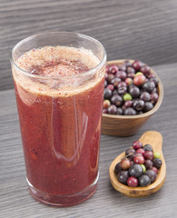 Agraz tropical fruit (Vaccinium meridionale)