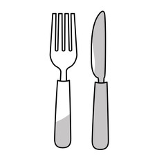 dining cutlery icon image vector illustration design 
