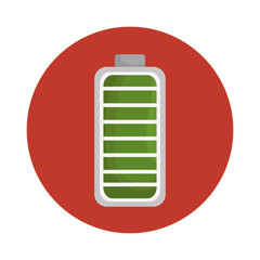 battery level isolated icon vector illustration design