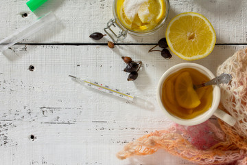 Treatment of seasonal flu - treatment in folk medicine, thermome