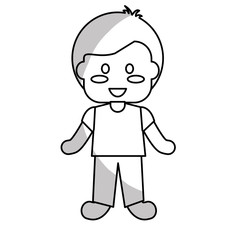boy happy child icon image vector illustration design 