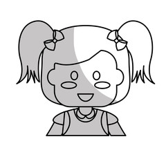 girl happy child icon image vector illustration design 