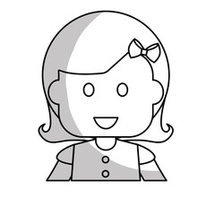 Obraz na płótnie Canvas girl happy child icon image vector illustration design 