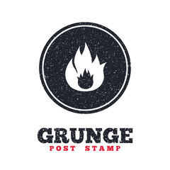 Fire flame sign icon. Fire symbol.