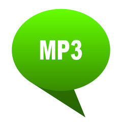 mp3 green bubble icon