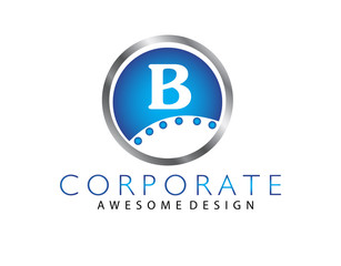 Letter B logo design