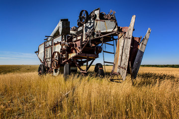 Fototapeta premium Montana Thresher Retired 2
