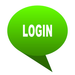 login green bubble icon