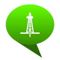 drilling green bubble icon