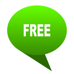 free green bubble icon
