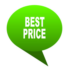 best price green bubble icon