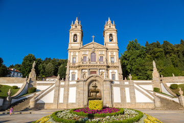 Fototapeta na wymiar Bom Jesus do Monte in Braga