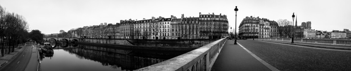 Seine River in Paris France at Sunrise