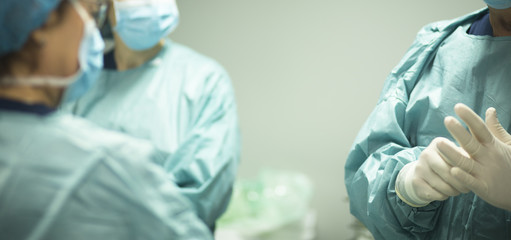 Surgeon in hospital surgery