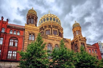 The New Synagogue in Berlin, Germany