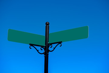Sign post with freespace
