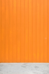 orange wood wall background