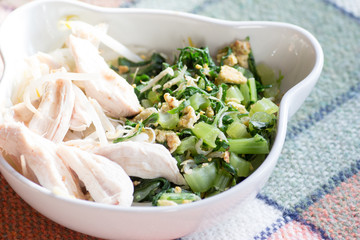 Japanese cuisine, fried leaf of Japanese radish