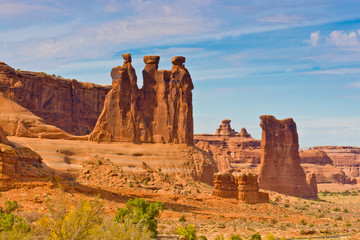 The Three Gossips, Arches National Park, USA