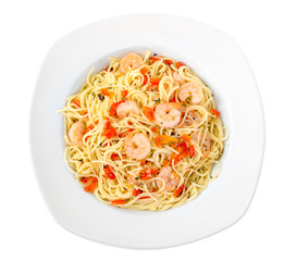 shrimp garlic pasta
