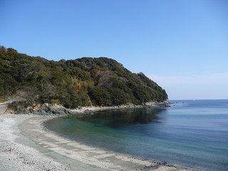 Fototapeta premium 伊射波神社近くの海岸(三重県)