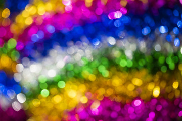 Blurred colorful bokeh background