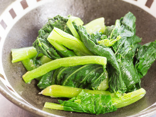 Japanese cuisine, boiled spinach