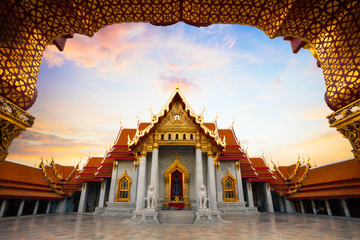 The Marble Temple, Wat Benchamabopitr Dusitvanaram Bangkok Thailand