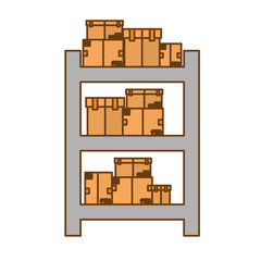 cargo shipping or handling related icons image vector illustration design 