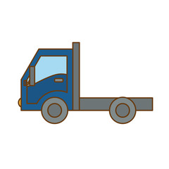cargo or delivery truck icon image vector illustration design 