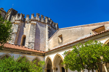 Fototapeta premium Medieval Templar castle in Tomar